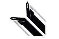 APR - HJQF PM100334 APR Sideburns - Black APR / Silver Stripe - Image 1