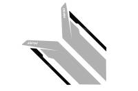 APR - HJQF PM100335 APR Sideburns - Silver APR / Black Stripe - Image 1