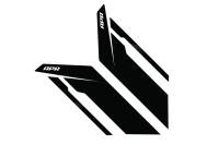 APR - HJQF PM100344 APR Sideburns - Black APR / Black Stripe - Image 1