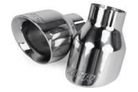 APR - HJQF TPK0001 APR Double-Walled 4" Slash-Cut Tips (Polished) - Set of 2 - Image 1