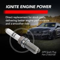 APR - HJQF Z1003100 APR Iridium Pro Spark Plugs - Heat Range 9 (EA888.3/4, EA855.2, EA824 Engines) - Fits select 2012-2027 Audi, Volkswagen applications - Image 6