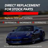 APR - HJQF Z1003101 APR Iridium Pro Spark Plugs - Heat Range 9 (EA113, EA888.1/2, EA837 Engines) - Fits select 2005-2019 Audi, Volkswagen applications - Image 4