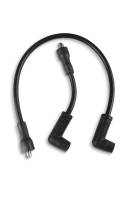 ACCEL - ACCEL 172072K Custom Race Wire - Select Sportster, Softail and Dyna Models - 8.8mm -; Stainless Steel Core - Black - Image 1