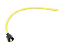 ACCEL - ACCEL 4038 SuperStock 4000 Series V8 Wires, Copper Core, 8mm Yellow w/Orange Straight Boots - Image 3