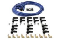 ACCEL - ACCEL 4040B Spark Plug Wire Set- 8mm - Blue Wire with Blue Straight Boots - Image 1