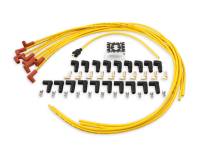 ACCEL - ACCEL 4041 Spark Plug Wire Set - 8mm - Yellow with Orange 90 Deg Boots - Image 1
