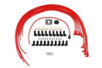 ACCEL - ACCEL 5041R Spark Plug Wire Set - 8mm - Universal - Red Wire with Red 90 Deg Boots - Image 1