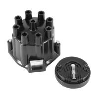ACCEL - ACCEL 8124ACC ACCEL Distributor Cap & Rotor Kit  - Socket Style - Black - Image 1