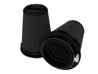 aFe - aFe 20-91202KM aFe Momentum Intake Air Filter w/Black Pro 5R (Pair) 3-1/2IN F x 5IN B x 3-1/2IN T (Inverted) x 6IN - Image 1
