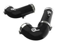 aFe - aFe 46-20454-B aFe BladeRunner Intercooler Hot & Cold Side Tubes Combo 20-21 GM Trucks 3.0L (td) - Black - Image 1