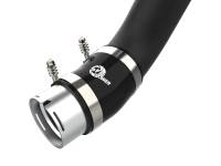 aFe - aFe 46-20704-B aFe 2024 GM Diesel Trucks V8 6.6L L5P BladeRunner Aluminum 3in Hot & 3.5in Cold Charge Pipe - Black - Image 5