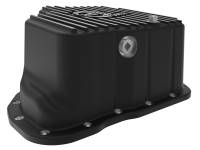aFe - aFe 46-71070B aFe POWER GM Diesel Trucks 01-10 V8-6.6L (td) Pro Series Engine Oil Pan Black w/ Machined Fins - Image 2