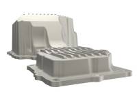 aFe - aFe 46-71360A aFe GM Diesel Trucks 17-19 V8-6.6L L5P POWER Street Series Engine Oil Pan Raw w/ Machined Fins - Image 6