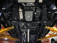 aFe - aFe 46-71420B aFe 20-26 GM Trucks L6 3.0L Transmission Pan - Black w/ Machined Fins - Image 2