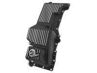 aFe - aFe 46-71440B aFe 20-25 GM Trucks L6 3.0L Engine Oil Pan - Black w/ Machined Fins - Image 1