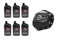 aFe - aFe 46-7706AB aFe Power Front/Rear Diff Cover Kit w/ Oil 01-10 GM Diesel Trucks V8 (AAM 9.25 & AAM 11.5-14) - Image 1