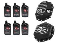 aFe - aFe 46-7708AB aFe Power Front/Rear Diff Cover Kit w/ Oil 20-25 GM Diesel Trucks V8 (AAM 9.25-12 & AAM 11.5-12-14) - Image 1