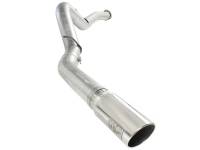 aFe - aFe 49-04040-P aFe ATLAS 5in DPF-Back Alum Steel Exhaust System Polished Tip GM Diesel Trucks 7.5-10 V8-6.6L td LMM - Image 2