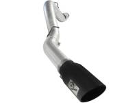 aFe - aFe 49-04041-B aFe Atlas Exhaust 5in DPF-Back Al Steel 11-13 GM Diesel Trucks V8-6.6L (td) LML (Blk Tip) - Image 2