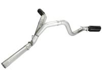 aFe - aFe 49-04043-B aFe MACHForce XP Exhaust Aluminized Dual Split DPF Back 11-15 GM Diesel Truck V8-6.6L (td) (BLK tip) - Image 6