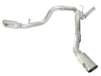 aFe - aFe 49-04043-P aFe MACHForce XP Exhaust Aluminized Dual Split DPF Back 11-15 GM Diesel Truck V8-6.6L (td) (pol tip) - Image 2
