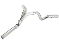 aFe - aFe 49-04043-P aFe MACHForce XP Exhaust Aluminized Dual Split DPF Back 11-15 GM Diesel Truck V8-6.6L (td) (pol tip) - Image 5