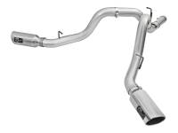 aFe - aFe 49-04080-P aFe Atlas Exhaust 4in Dual DPF-Back Al Steel w/ Pol Tips 16-17 GM Diesel Truck V8-6.6L (td) LML - Image 2