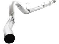 aFe - aFe 49-04081-B aFe Atlas Exhaust 5in DPF-Back Aluminized Steel w/ Black Tips 16-17 GM Diesel Truck V8-6.6L (td) - Image 1