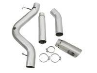aFe - aFe 49-04081-P aFe Atlas Exhaust 5in DPF-Back Aluminized Steel w/ Polished Tips 16-17 GM Diesel Truck V8-6.6L (td) - Image 7