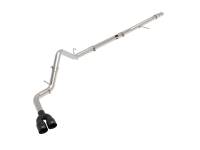 aFe - aFe 49-34129-B aFe Rebel XD Series 3in 304SS DPF-Back 20-21 GM Trucks L6-3.0L (td) LM2 - Dual Black Tip - Image 1