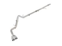 aFe - aFe 49-34129-P aFe Rebel XD Series 3in 304SS DPF-Back 20-21 GM Trucks L6-3.0L (td) LM2 - Dual Polished Tip - Image 1