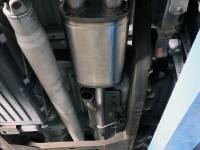 aFe - aFe 49-34132-B aFe Gemini XV 3in 304 SS Cat-Back Exhaust w/ Cutout 14-19 GM Trucks 4.3L/5.3L w/ Black Tips - Image 2