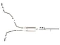 aFe - aFe 49-34132-P aFe Gemini XV 3in 304SS CB Exhaust w/ Cutout 14-19 GM Trucks 4.3/5.3L w/ Pol Tips - CrewCab/Extended - Image 5