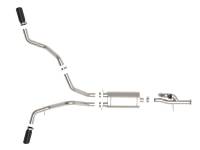 aFe - aFe 49-34133-B aFe Gemini XV 3in 304 SS Cat-Back Exhaust w/ Cutout 09-18 GM Trucks 4.3L/4.8L/5.3L w/ Black Tips - Image 4