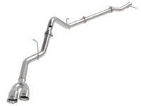 aFe - aFe 49-34145-P aFe Rebel XD Series 3 IN 304 Stainless Steel DPF-Back Exhaust w/Dual Polished Tips - Image 1