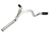 aFe - aFe 49-44043-B aFe MachForce XP Exhaust 4inch DP-Back All SS 2011-14 GM Diesel Trucks V8-6.6L LML Black Tips - Image 4