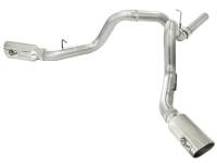 aFe - aFe 49-44043-P aFe MachForce XP Exhaust 4inch DP-Back All SS 2011-14 GM Diesel Trucks V8-6.6L LML Polished - Image 1