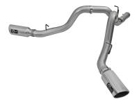 aFe - aFe 49-44080-P aFe LARGE Bore HD 4in Dual DPF-Back SS Exhaust w/Polished Tip 16-17 GM Diesel Truck V8-6.6L (td) LML - Image 2