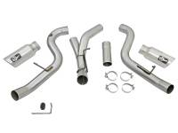 aFe - aFe 49-44080-P aFe LARGE Bore HD 4in Dual DPF-Back SS Exhaust w/Polished Tip 16-17 GM Diesel Truck V8-6.6L (td) LML - Image 6