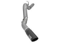 aFe - aFe 49-44081-B aFe LARGE Bore HD 5in Exhausts DPF-Back SS w/ Black Tips 16-17 GM Diesel Truck V8-6.6L (td) LML/L5P - Image 1