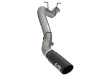 aFe - aFe 49-44085-B aFe LARGE BORE HD 5in 409-SS DPF-Back Exhaust w/Black Tip 2017 GM Duramax V8-6.6L (td) L5P - Image 1