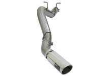 aFe - aFe 49-44085-P aFe LARGE BORE HD 5in 409-SS DPF-Back Exhaust w/Polished Tip 2017 GM Duramax V8-6.6L (td) L5P - Image 1