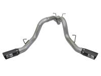 aFe - aFe 49-44086-B aFe LARGE BORE-HD 4in 409-SS DPF-Back Exhaust w/Dual Black Tips 2017 GM Duramax V8-6.6L (td) L5P - Image 5