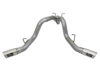 aFe - aFe 49-44086-P aFe Large Bore-HD 4in 409-SS DPF-Back Exhaust w/Dual Polished Tips 2017 GM Duramax V8-6.6L (td) L5P - Image 5