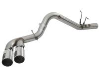 aFe - aFe 49-44089-P aFe Victory Series 4in 409-SS DPF-Back Exhaust w/ Dual Polished Tips 2017 GM Duramax V8-6.6L(td) L5P - Image 4