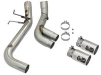 aFe - aFe 49-44089-P aFe Victory Series 4in 409-SS DPF-Back Exhaust w/ Dual Polished Tips 2017 GM Duramax V8-6.6L(td) L5P - Image 7