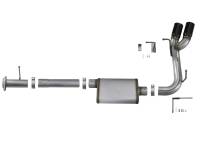 aFe - aFe 49-44096-B aFe MACH Force-Xp 3in 409 SS Cat-Back Exhaust w/ Black Tips 17-18 GM Colorado/Canyon V6-3.6L - Image 4