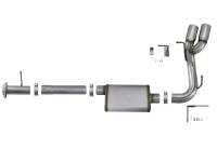 aFe - aFe 49-44096-P aFe MACH Force-XP 3in 409 SS Cat-Back Exhaust w/ Polished Tip 17-19 GM Colorado/Canyon V6-3.6L - Image 4