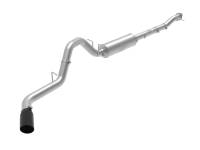 aFe - aFe 49-44123-B aFe Apollo GT Series 4in 409SS Cat-Back 20-21 GM 2500/3500HD V8-6.6L L8T - Black Tip - Image 1