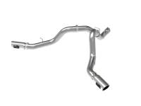 aFe - aFe 49-44126-P aFe Large Bore-HD 4in 409SS DPF-Back Exhaust System w/Polished Tips 20 GM Diesel Trucks V8-6.6L - Image 1